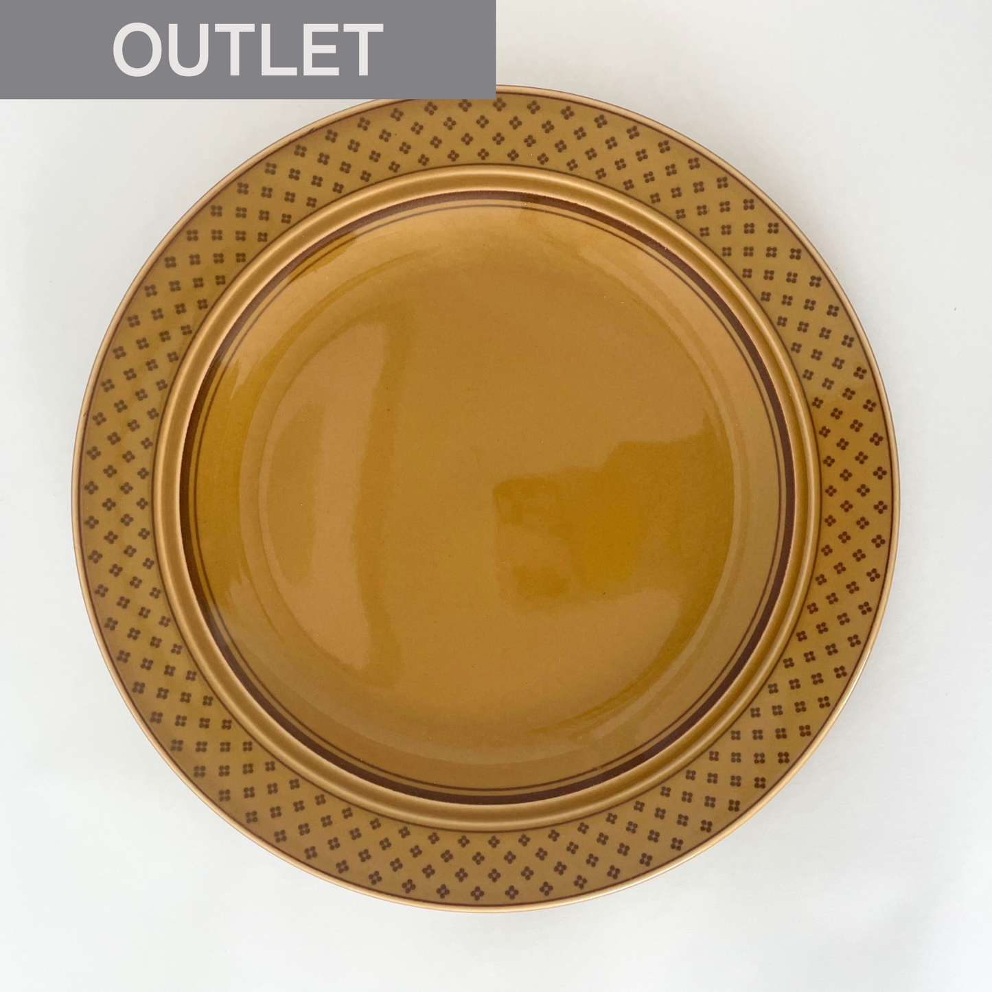 【アウトレット品(現品限り)71】23cmミート皿|オータムリーフ