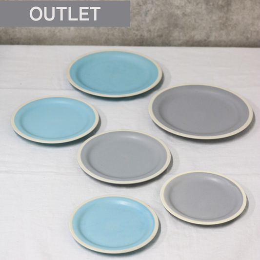 【アウトレット品(現品限り)7-12】ソリッド|ブルー・グレー