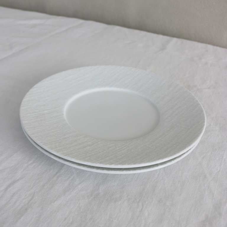 24cmミート|リムプレート|テラ|ツイード