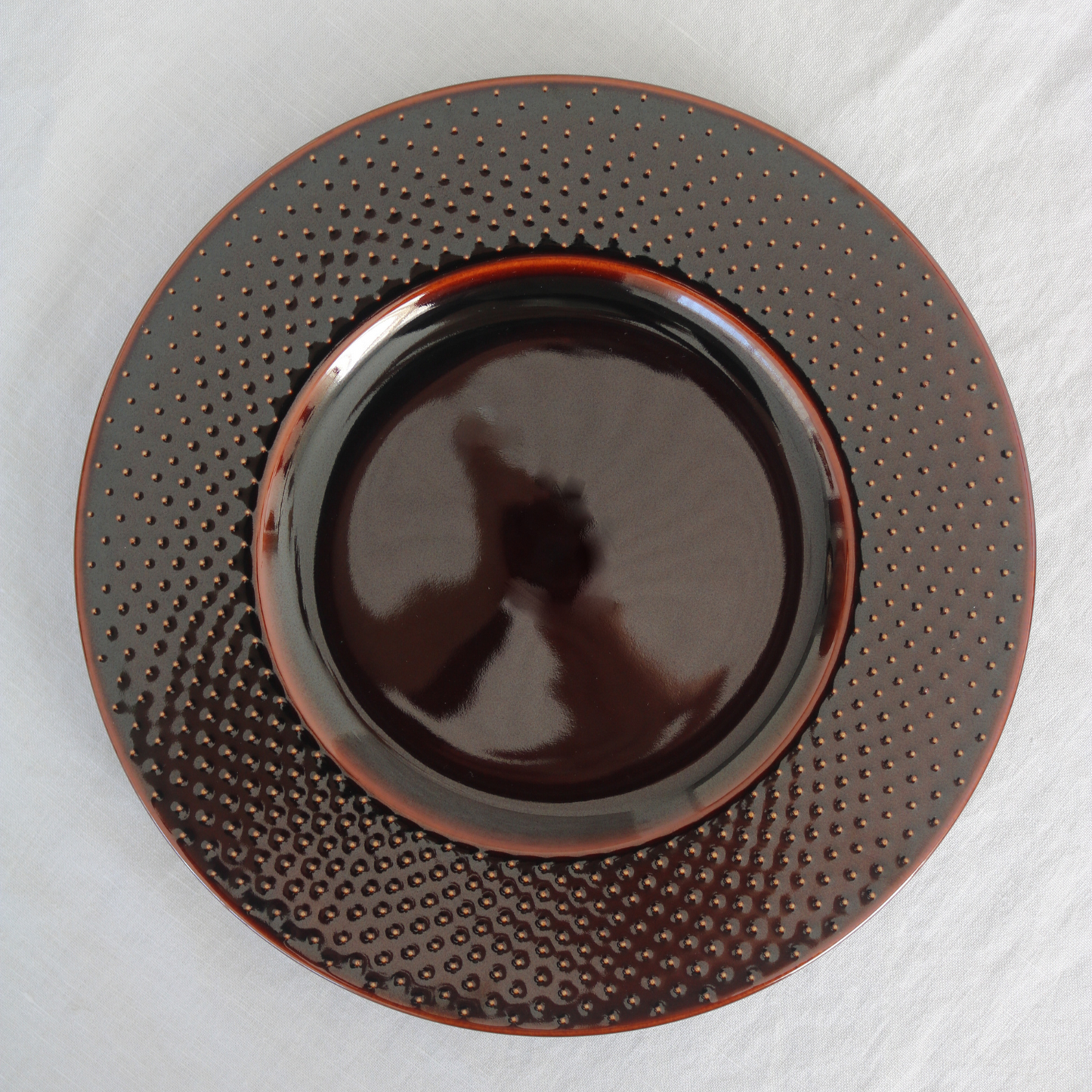 【アウトレット品(現品限り)23-24】ドット|27cmディナー皿