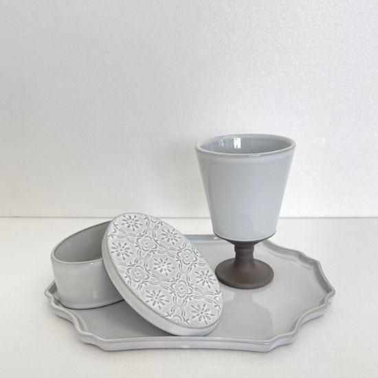 オーバルBOX|シュエット|美濃焼