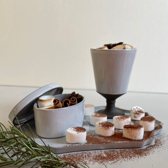 オーバルBOX|シュエット|美濃焼