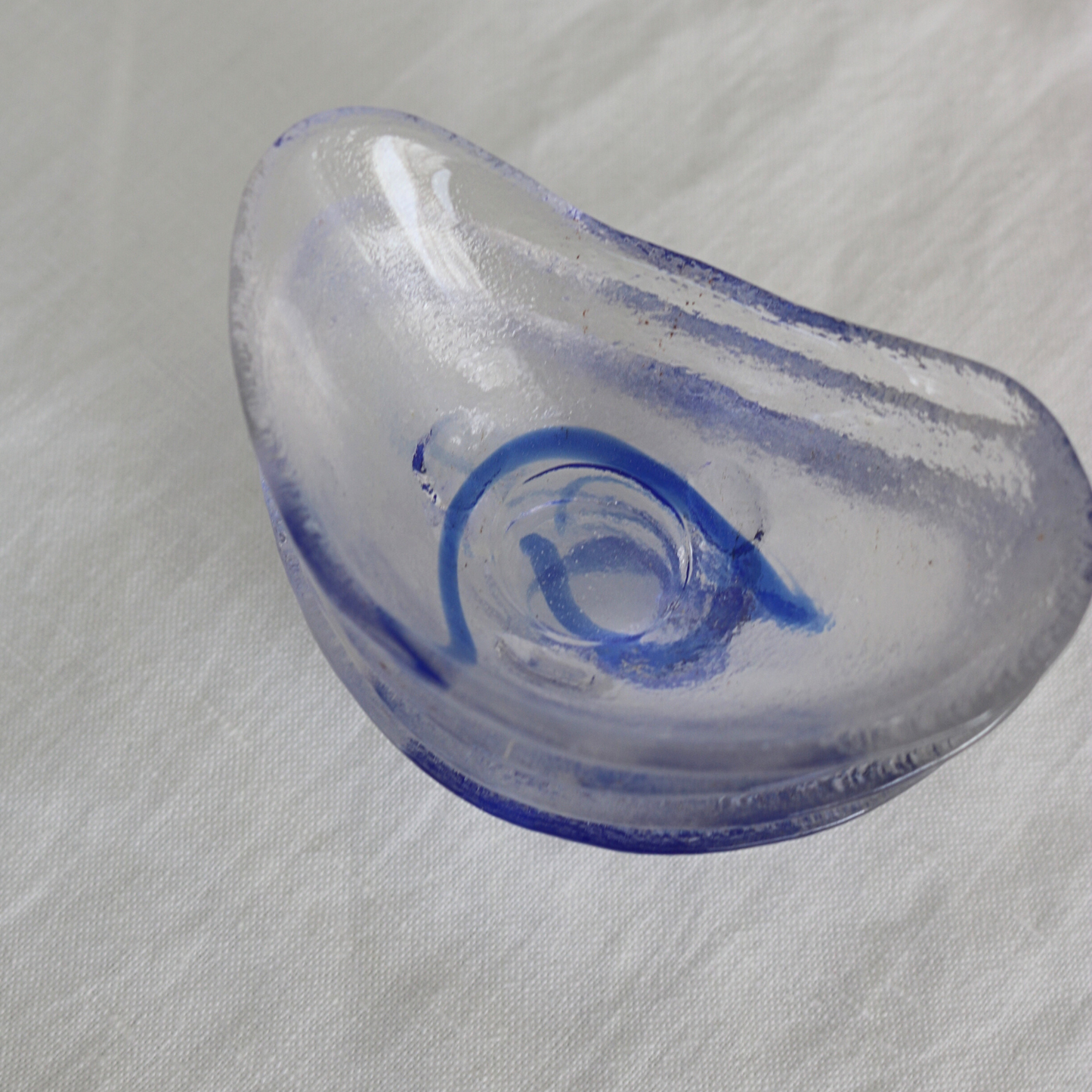 硝子ミニ小鉢ビーンズ(青)