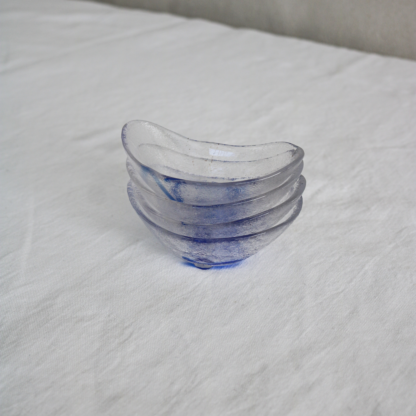 硝子ミニ小鉢ビーンズ(青)