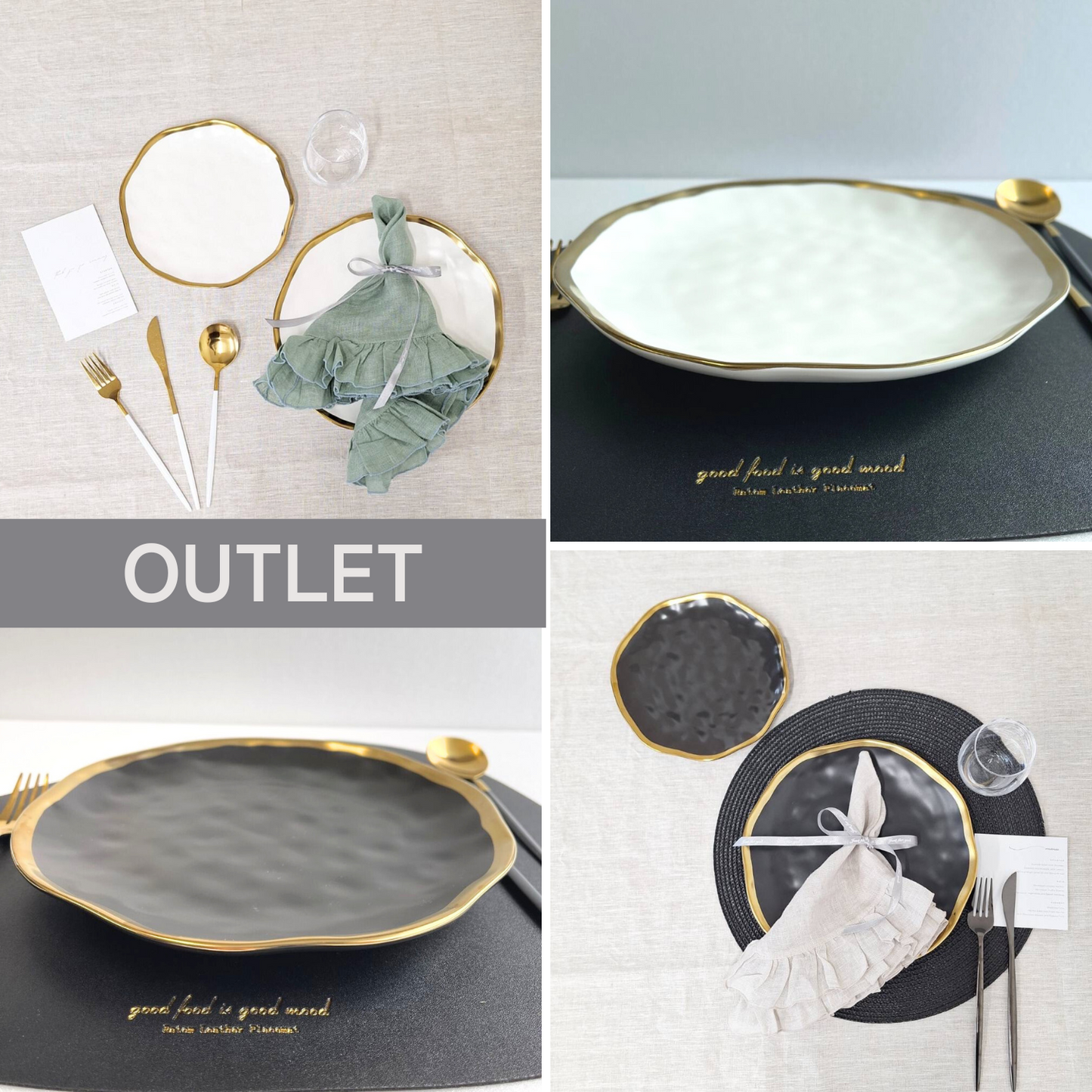 【アウトレット品(現品限り)36-39】アムールド|ブラックゴールドライン・ホワイトゴールドライン