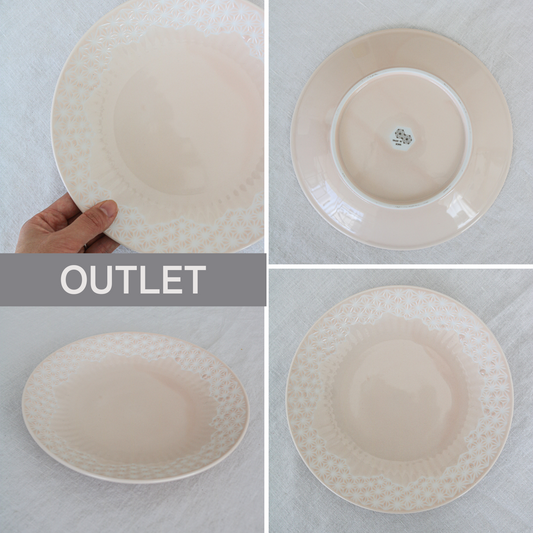 【アウトレット品59】22.3皿|うすかるパステルピンク