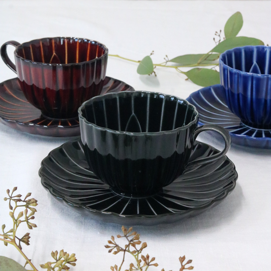 コーヒーカップ&ソーサー|ぎやまん陶