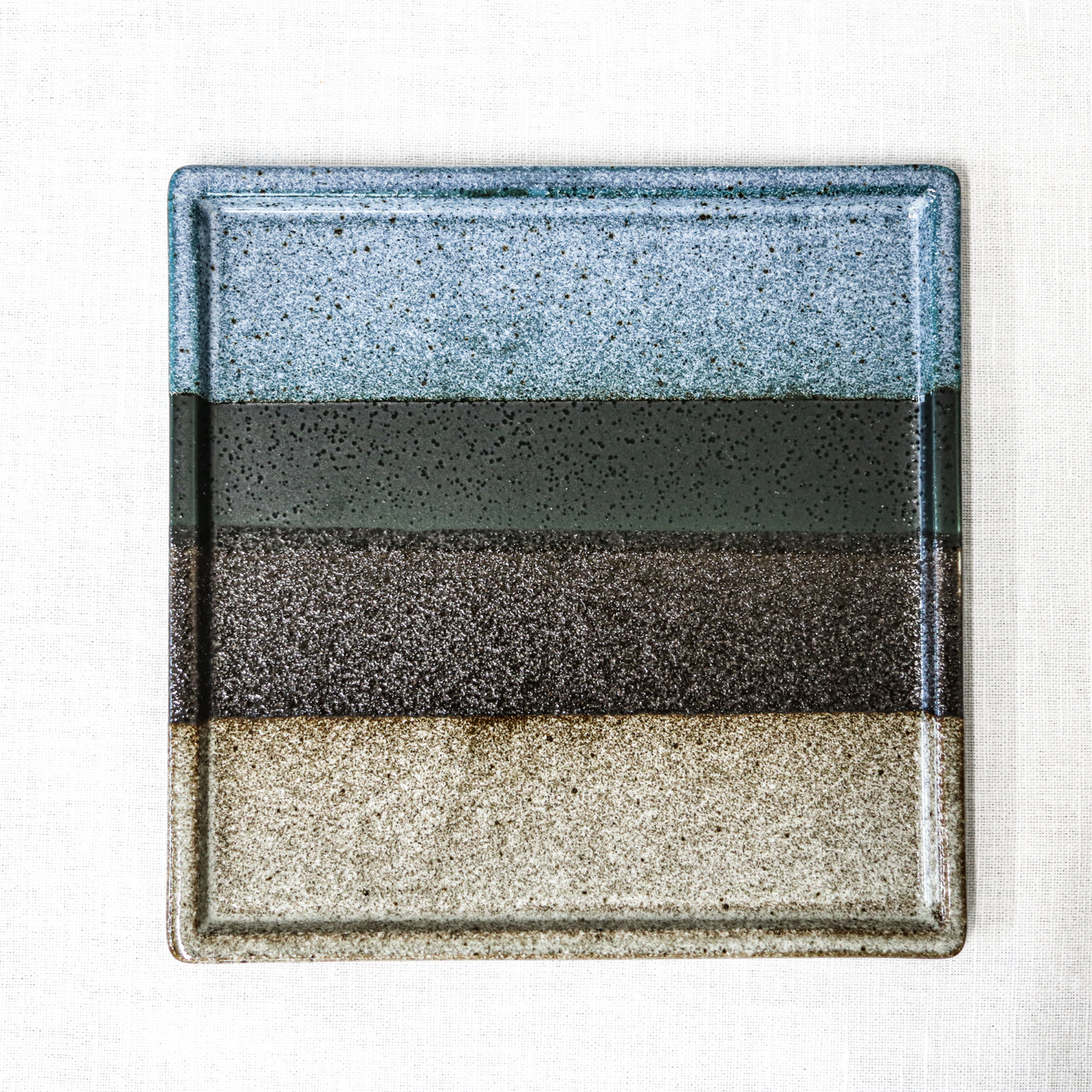 15㎝角皿|紬・錦織