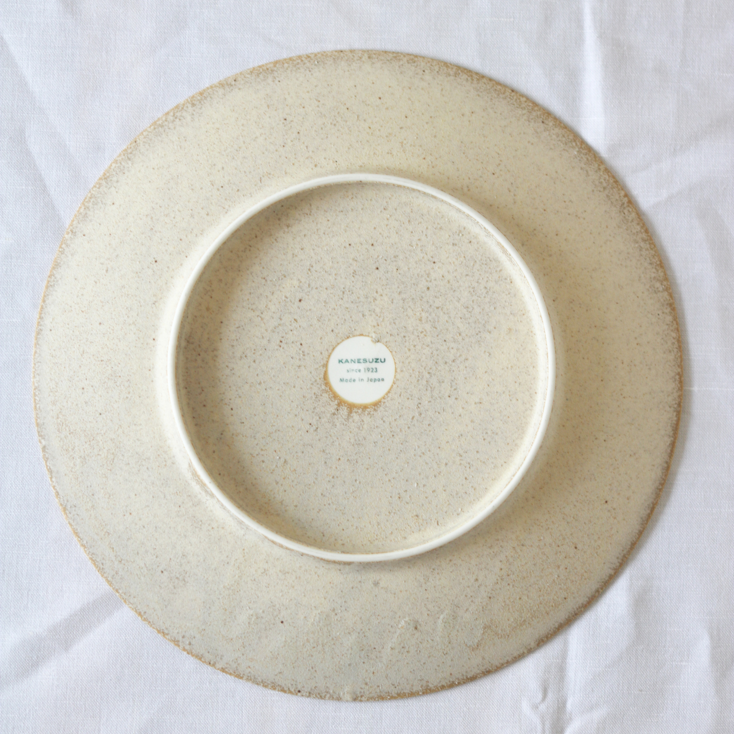 漆喰|27cmプレート|絹衣・一縷