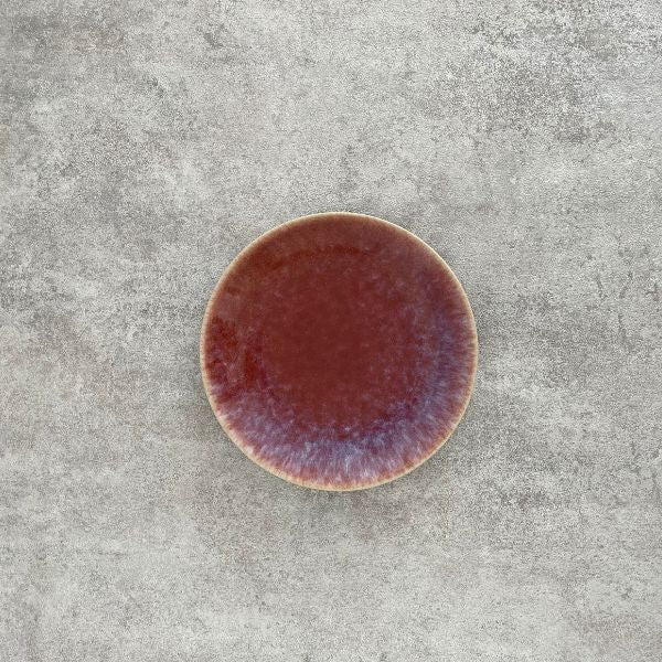 【アウトレット品55】アーバンパープル|21cmプレート|3枚セット