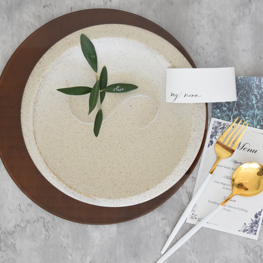 24cmパスタ皿｜絹衣