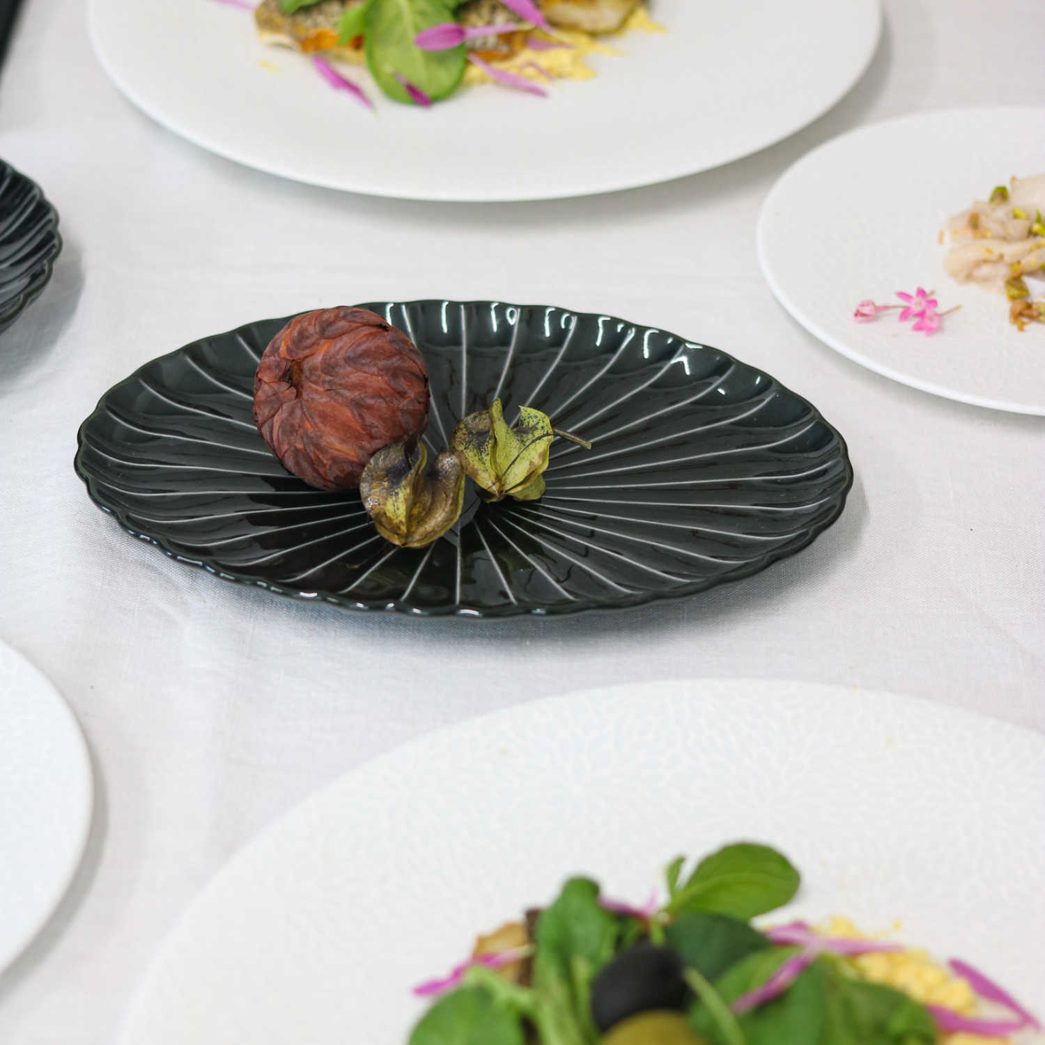 楕円中皿|21cm|オーバル|ぎやまん陶|美濃焼き – my noon 楕円中皿|21cm|オーバル|ぎやまん陶|美濃焼き – my noon